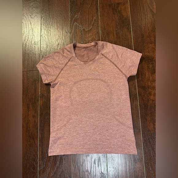Lululemon Swiftly Tech Size 6  2.0 *Race Length Spiced Chai / Pink Rosebud - Picture 1 of 3
